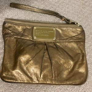Marc By Marc Jacobs Gold Wristlet